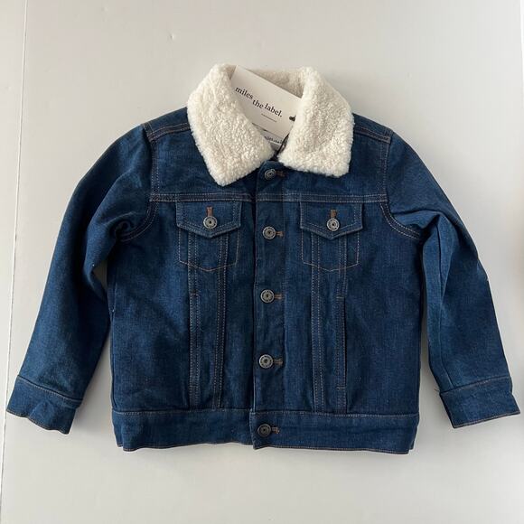 NEW miles the label denim jacket - Picture 2 of 6